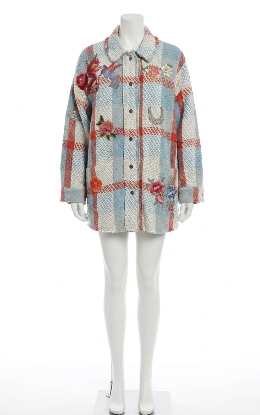NEW JOHNNY WAS greta wool jacket in multi